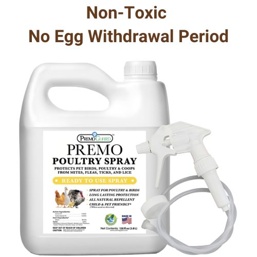 Poultry Spray 128 oz | Plant Based, Natural, Non-Toxic | Premo Guard