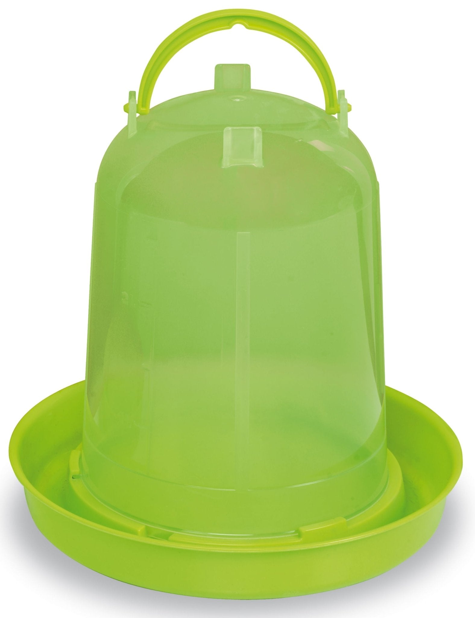 Economy Plastic Poultry Waterer - Durable Snap-Together Chicken Watere