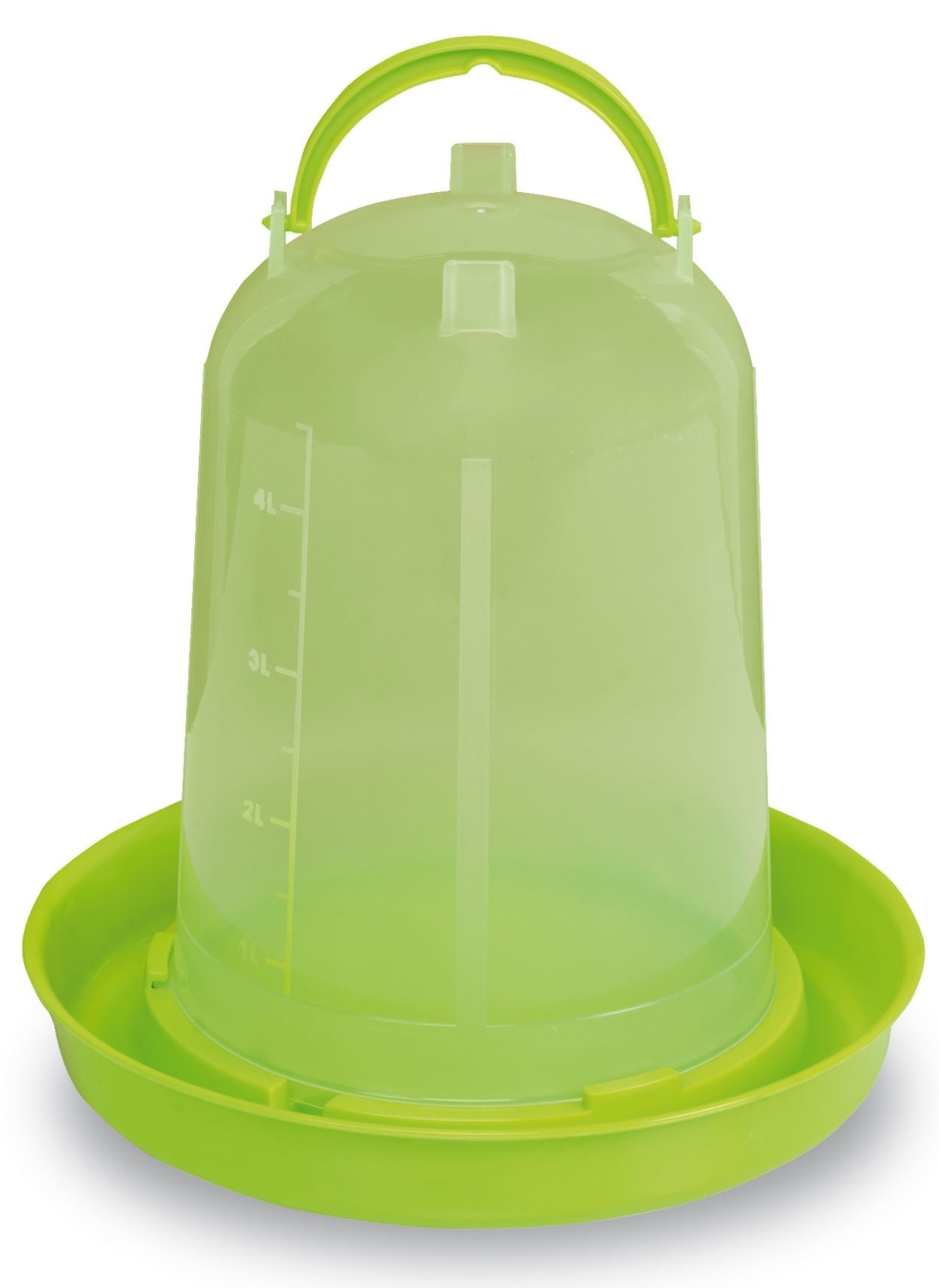 Economy Plastic Poultry Waterer - Durable Snap-Together Chicken Watere