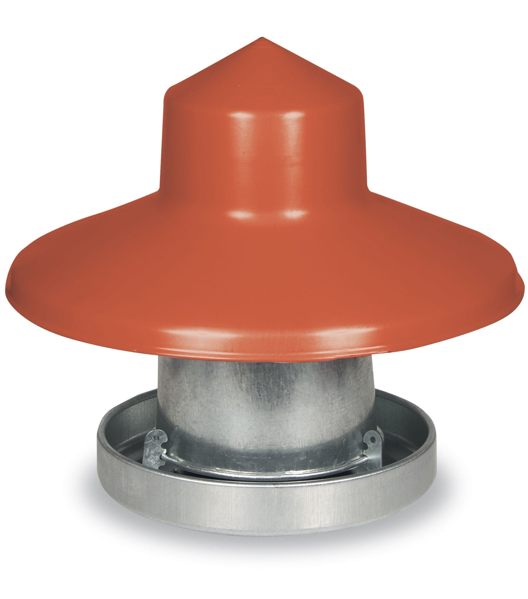 Hanging Galvanized Metal Chicken Feeder & Accessories - Low-Waste Feed