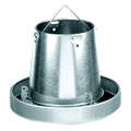 Hanging Galvanized Metal Chicken Feeder & Accessories - Low-Waste Feed