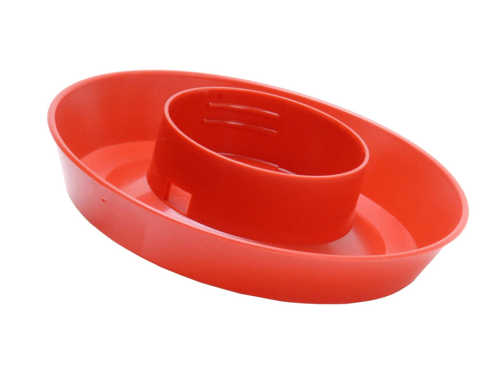 Little Giant 1 Quart Chicken Feeder & Waterer - Plastic Screw-On Jar &