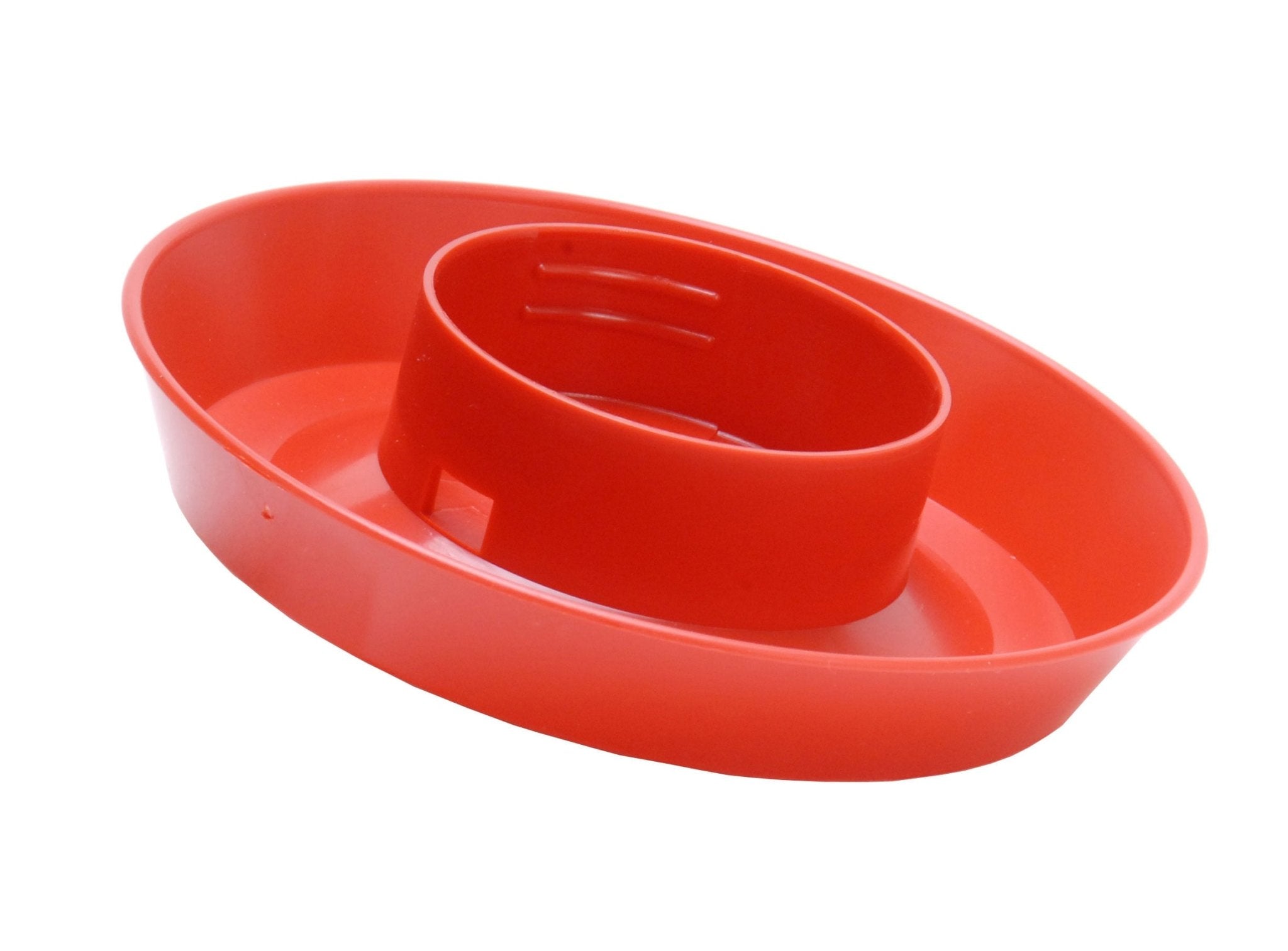 Little Giant 1 Quart Chicken Feeder & Waterer - Plastic Screw-On Jar &