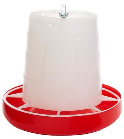 Little Giant Deluxe Hanging Feeder with Lid - 22 lb Capacity for Poult
