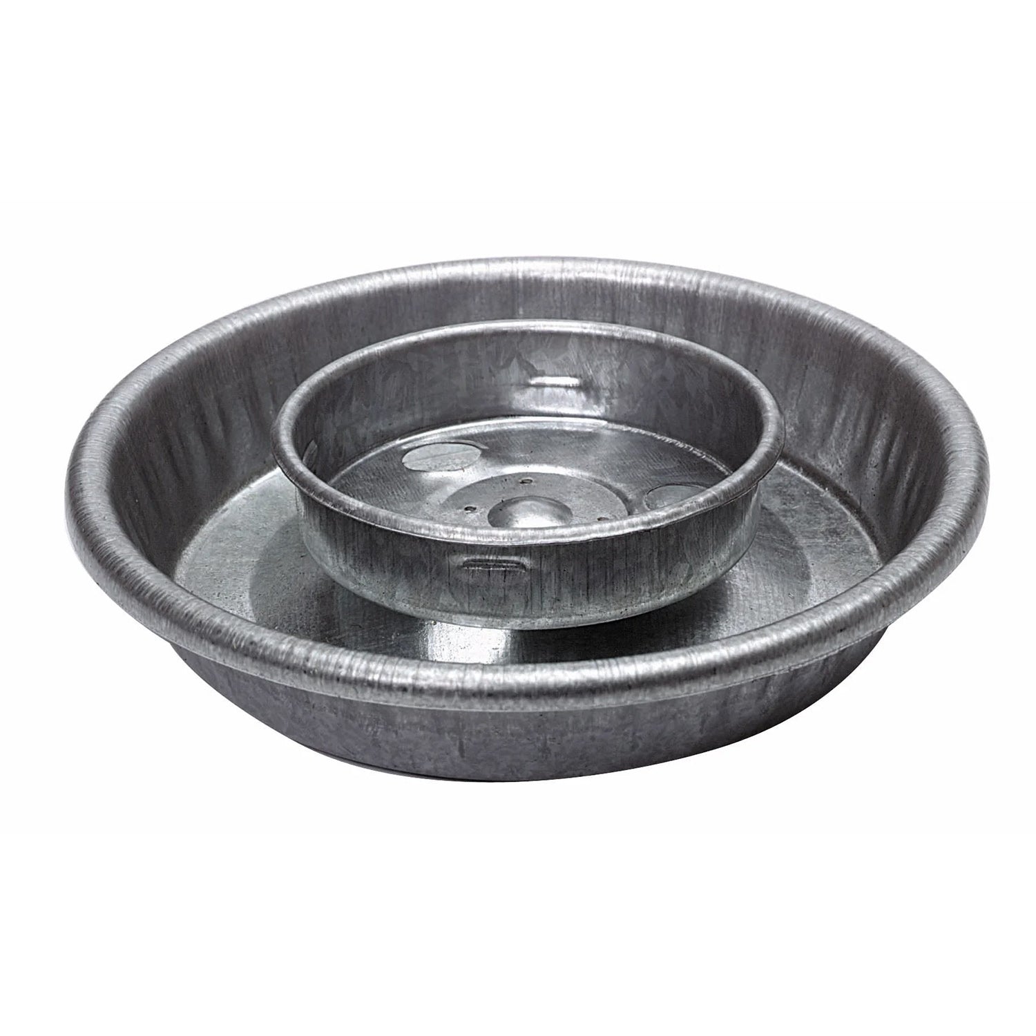 Little Giant Galvanized Chicken Water Base - Clean, Reliable Poultry H