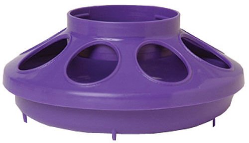 Little Giant 1 Quart Chicken Feeder & Waterer - Plastic Screw-On Jar &