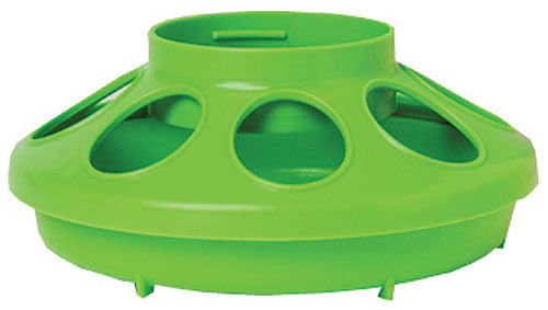 Little Giant 1 Quart Chicken Feeder & Waterer - Plastic Screw-On Jar &