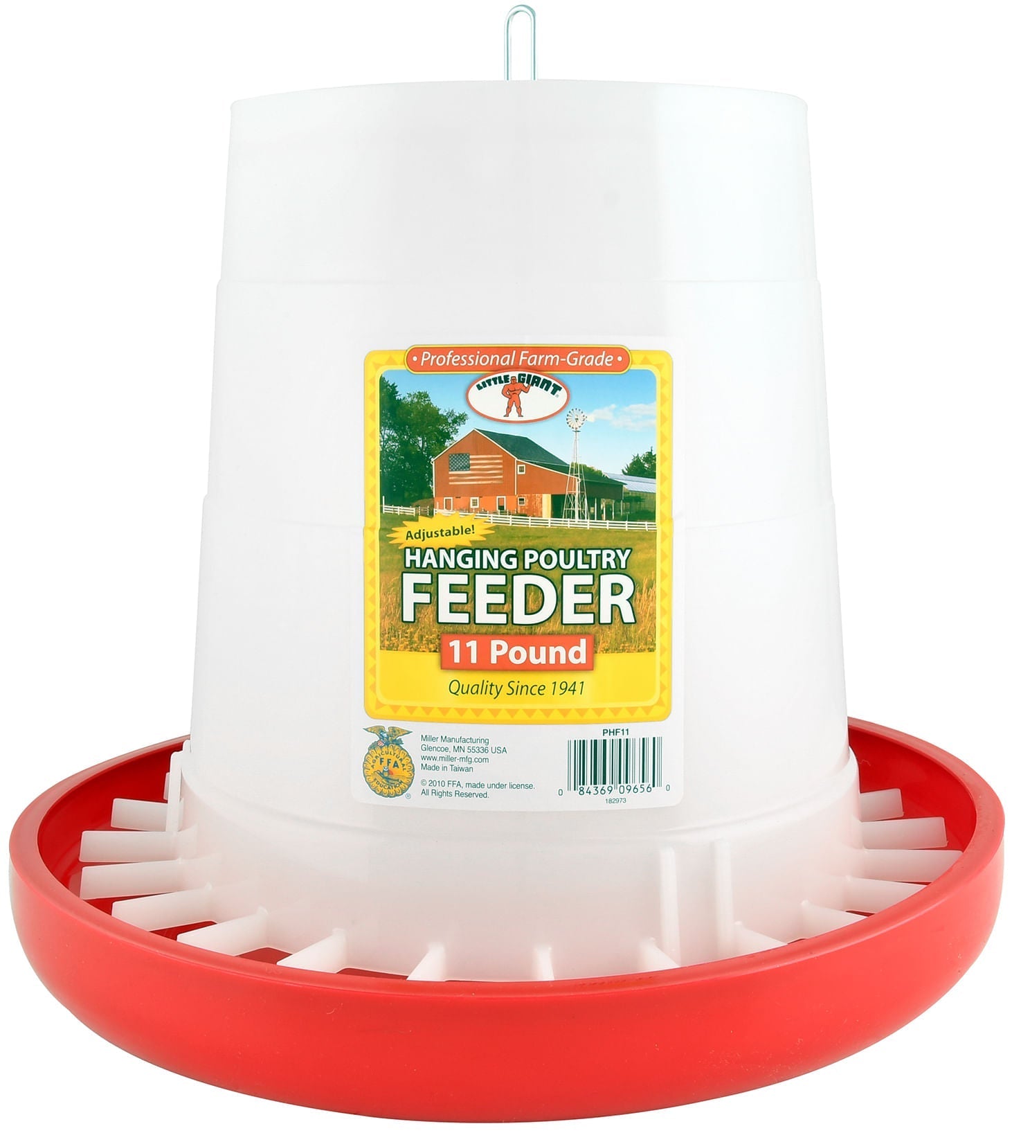 Little Giant Plastic Hanging Chicken Feeders - Low-Waste Feeding for B