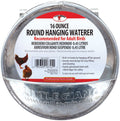 Round Hanging Chicken Waterer - Clean, Reliable Poultry Hydration